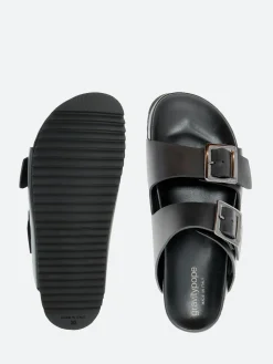gravitypope - Anora Sandals in Nero Nappa