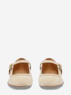 gravitypope - Bess Mary Jane in Stone Suede