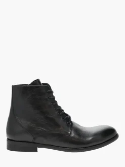 gravitypope - Morris Lace-Up Boots in Nero Vacchetta