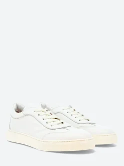 gravitypope - Mustafa Low Top Sneakers in Bianco Glove Tinto