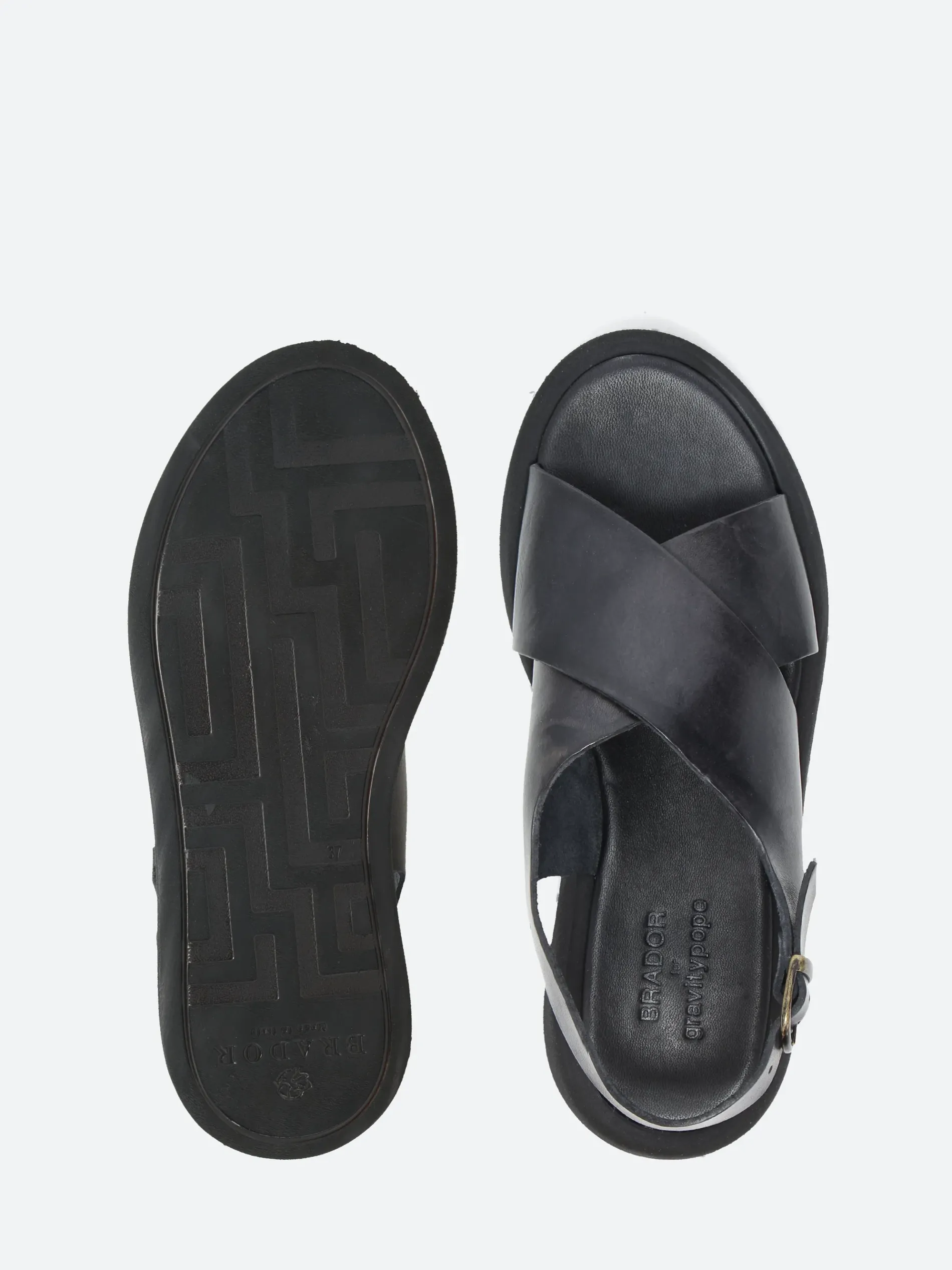 gravitypope - Oralee Sandals in Nero Tcapo