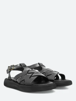 gravitypope - Oretta Sandals in Nero Tcapo