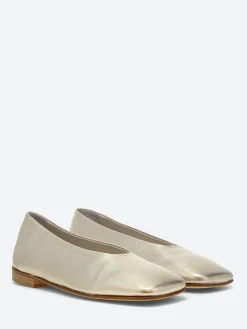 gravitypope - Raina Ballet Flats in Platino Tequila