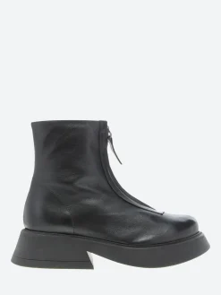 gravitypope - Rolleen Zip Boot in Nero Mousse