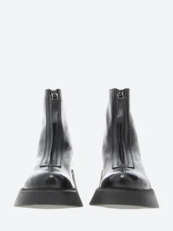 gravitypope - Rolleen Zip Boot in Nero Mousse