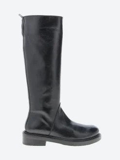 gravitypope - Ronan Knee High Boots in Nero Davis