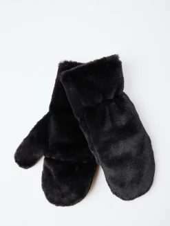 gravitypope - Teddy Muffola Mittens in Black