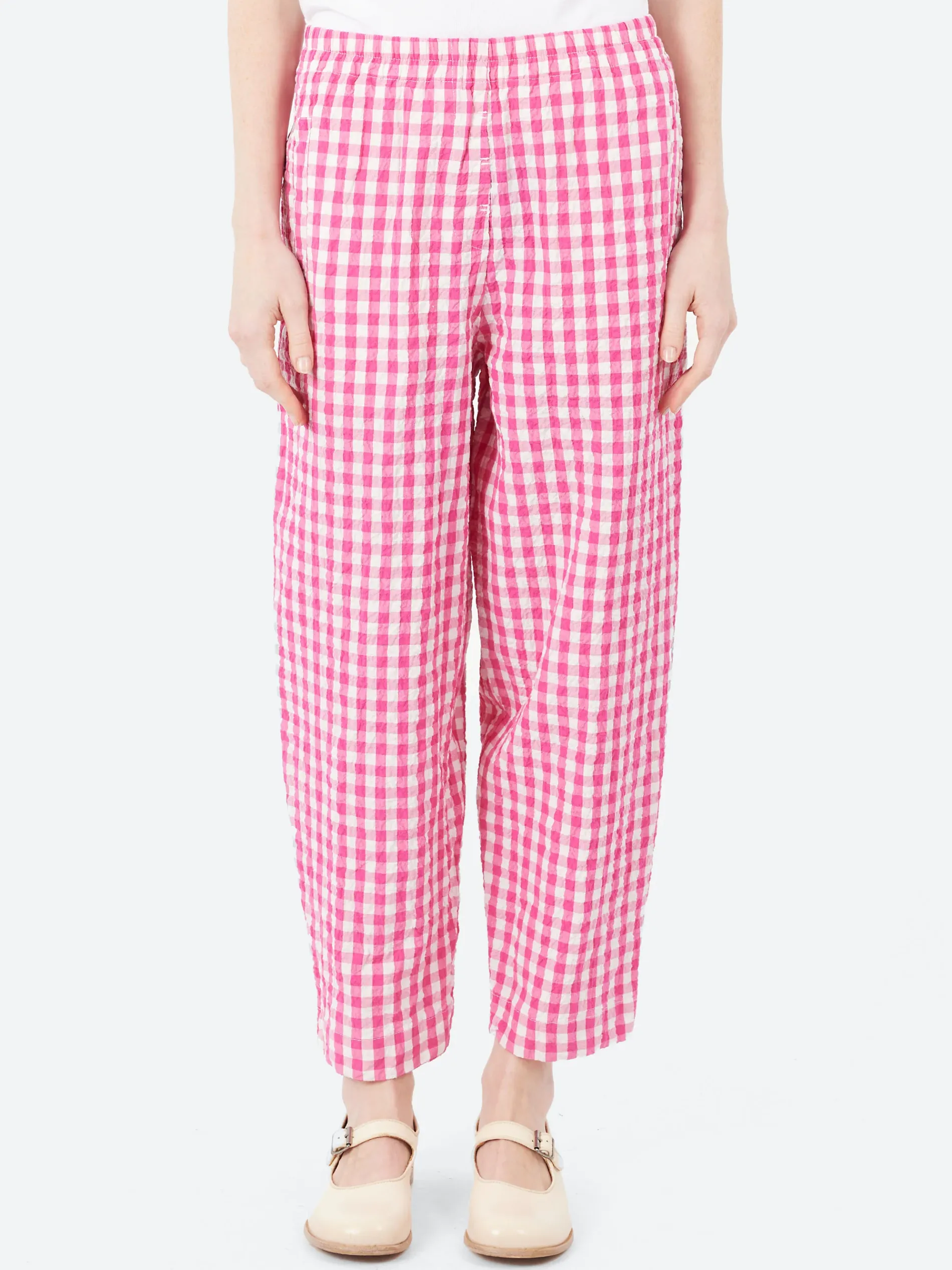 Hannoh Wessel - Paris Pants in Azalea Check
