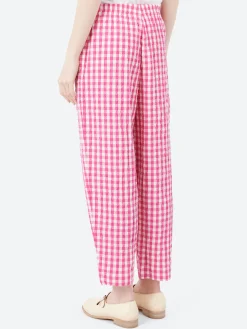 Hannoh Wessel - Paris Pants in Azalea Check