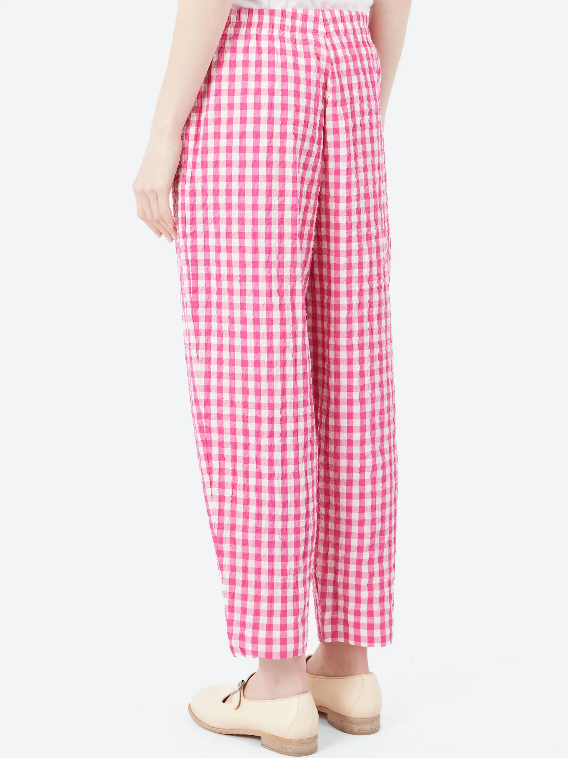 Hannoh Wessel - Paris Pants in Azalea Check