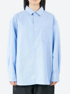 Have a Good Day - Selvedge Ox Shirt in Blue