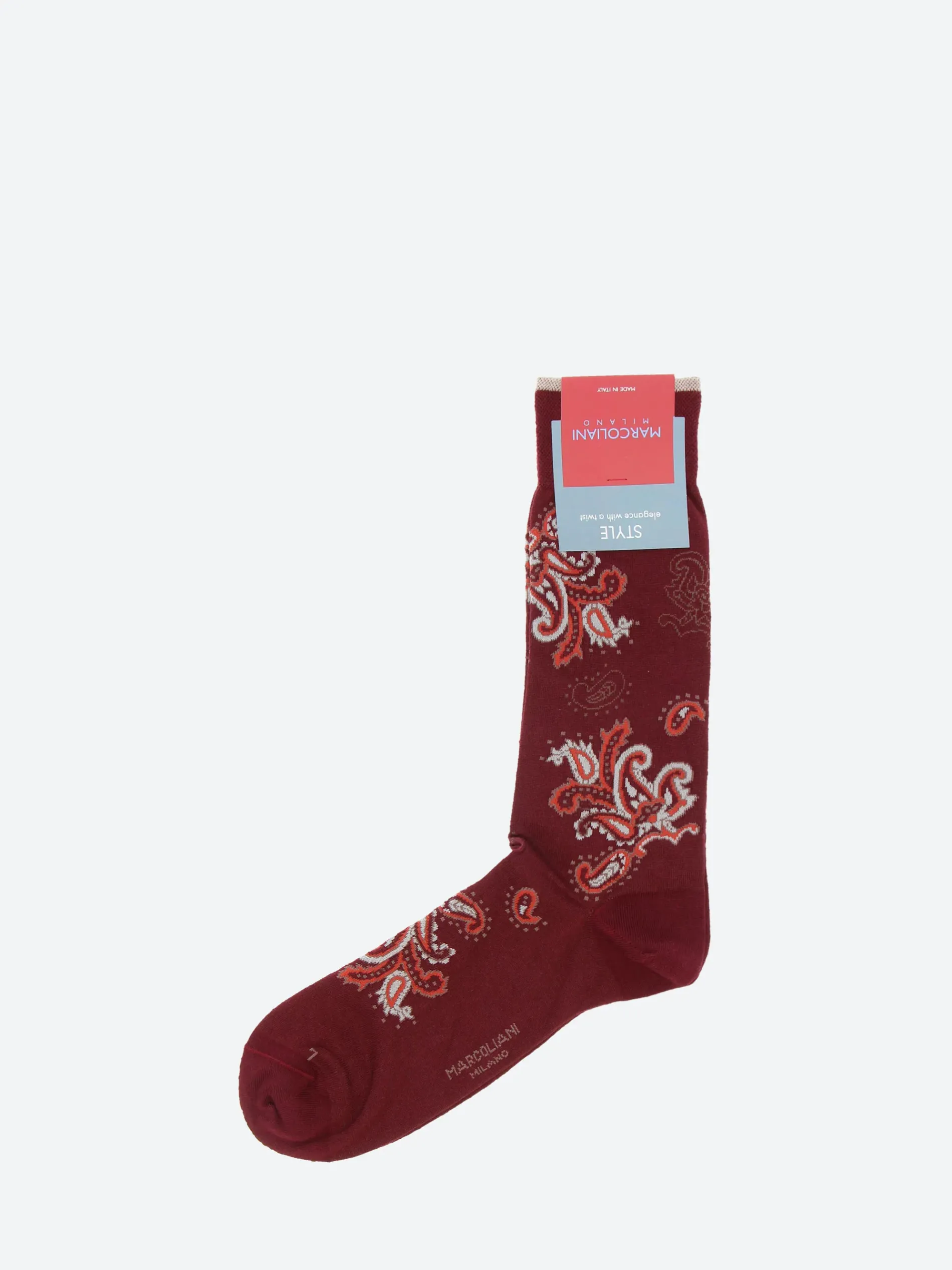 Jali Paisley Mid Calf Sock