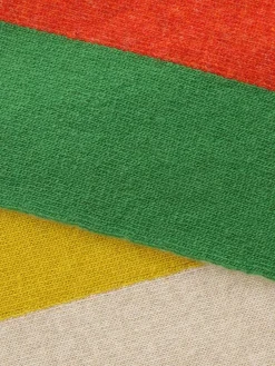 Jo Gordon - Small Two Sided Scarf in Furnace/Pagoda Green