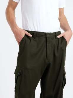 Kardo - Ally Cargo Utility Trousers in Dark Green