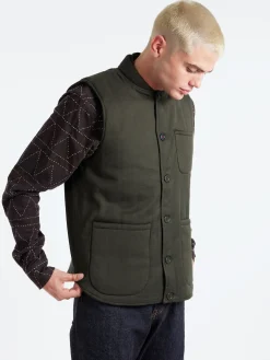 Kardo - Leo Quilted Vest in Dark Green