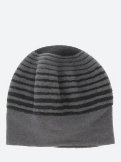 Kopka Accessories - Ringed Roll Up Beret in Anthracite