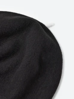 Kopka Accessories - Wool Roll Up Beret in Black and White