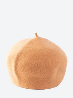 Kopka Accessories - Wool Roll Up Beret in Camel