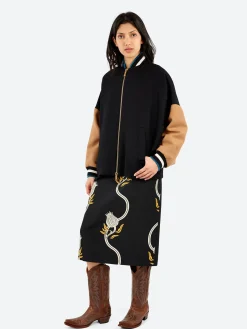 La DoubleJ - Brooklyn Bomber in Solid Black