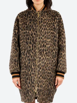 La DoubleJ - Brooklyn Coat in Cheetah Coating Light Beige