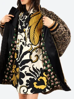 La DoubleJ - Brooklyn Coat in Cheetah Coating Light Beige