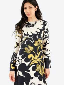 La DoubleJ - Long Sleeve Swing Dress in Marea