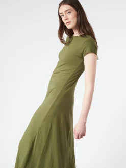 Labo.Art - Abito Sunio Jersey Dress in Olive