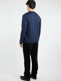 Labo.Art - M Basica L/S Jap T-Shirt in Atlantic