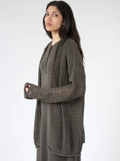 Lauren Manoogian - Big Net Cardigan in Coal