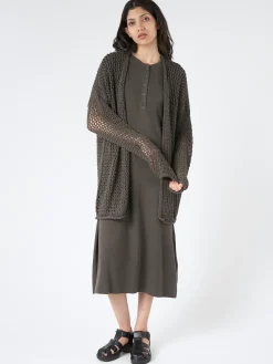 Lauren Manoogian - Big Net Cardigan in Coal