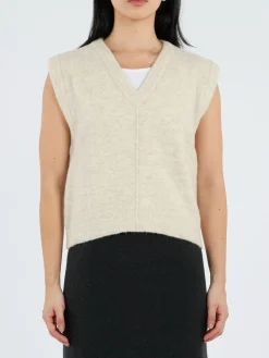 Lauren Manoogian - Fleece Vest in Ecru