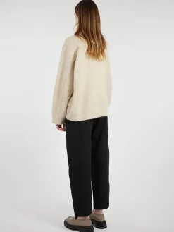 Lauren Manoogian - Fleece Crewneck in Ecru