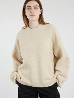 Lauren Manoogian - Fleece Crewneck in Ecru