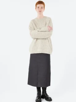 Lauren Manoogian - Interlace Crewneck in Pebble