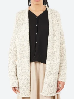Lauren Manoogian - Marl Cardigan in Raw White