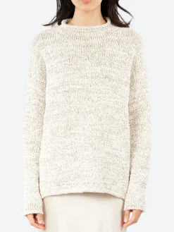 Lauren Manoogian - Marl Rollneck in Raw White