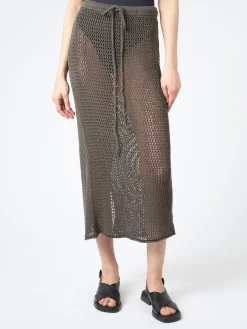 Lauren Manoogian - Net Skirt in Coal