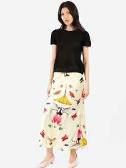 Lauren Manoogian - Pointelle Baby Tee in Black