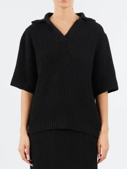 Lauren Manoogian - Rack Polo in Black