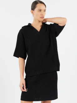 Lauren Manoogian - Rack Polo in Black