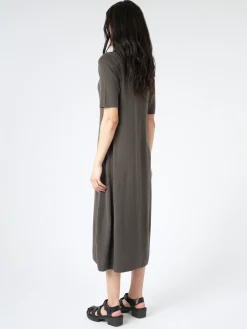 Lauren Manoogian - Rib Henley Dress in Coal