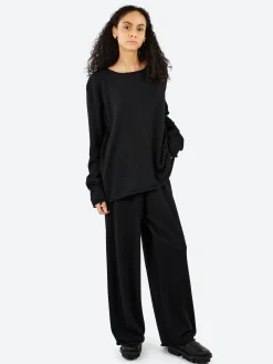 Lauren Manoogian - Super Fine Crewneck in Black