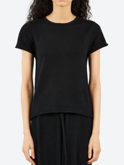 Lauren Manoogian - Super Fine Baby Tee in Black