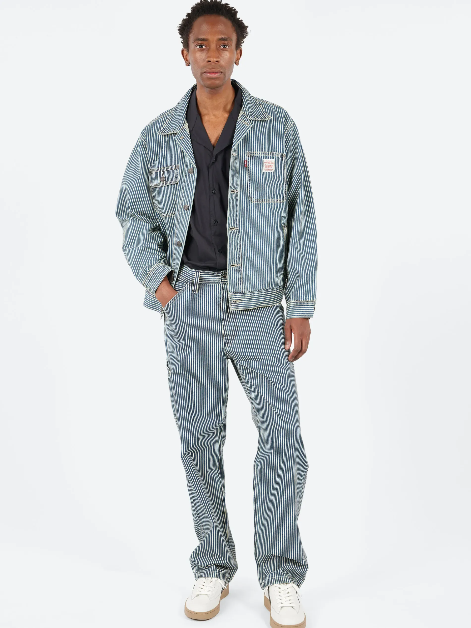 Levi's - 568 Loose Straight Carpenter in Aged Stripe