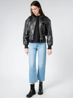 Levi's - Ribcage Straight Ankle in Light Indigo Worn-In