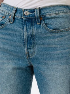 Levi's - Wedgie Fit Straight Jeans in Christina (Mid Used Wash)