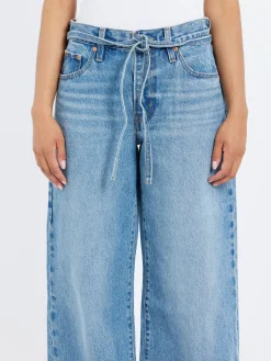 Levi's - XL Straight Women's Jeans in Thanks Friend (Light Blue)