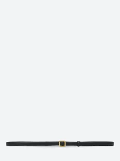 LIÉ STUDIO - Georgia Slim Belt in Black/Gold