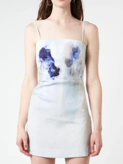 Linen Blend Strap Dress