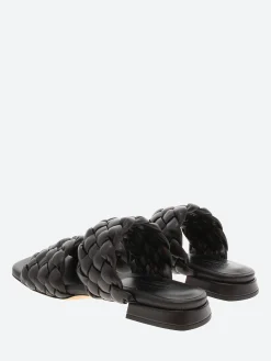 Mara Bini - Bright Sandals in Nero Piuma